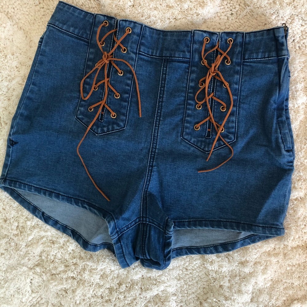 High waisted shorts